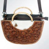 American Darling Cross Body Hand Tooled Full Grain Genuine Leather Western Women Bag Handbag Purse | Crossbody for Cute