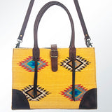 American Darling Tote Saddle Blanket Genuine Leather Western Women Bag Handbag Purse | Travel Bags College Casual