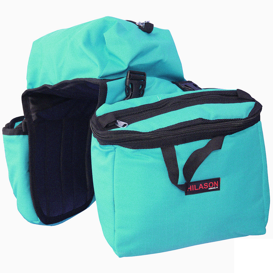 14X12X6 Hilason Detachable Insulated Horse Side Saddle Bag Turquoise - Uhorse