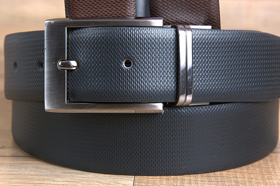 COMFYTACK 100% Pure Italian Cow Genuine Leather Dress Belt Formal Black