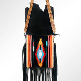 American Darling Messenger Saddle Blanket Genuine Leather Western Women Bag Handbag Purse | Cute