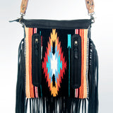 American Darling Messenger Saddle Blanket Genuine Leather Western Women Bag Handbag Purse | Cute