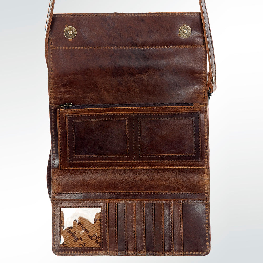 American Darling Crossbody Saddle Blanket Genuine Leather Western Women Bag Handbag Purse | Travel Bags College Casual