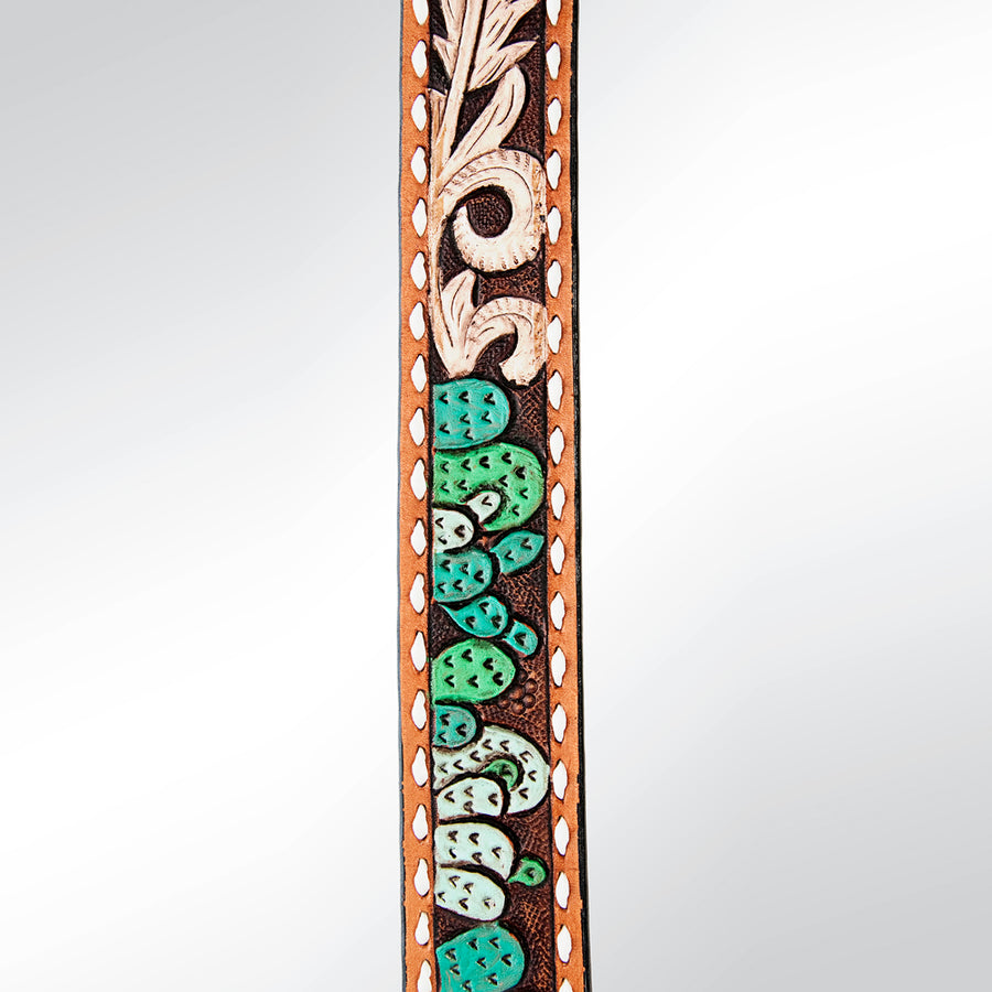 American Darling Hand Tooled Genuine Leather Crossbody Handle Strap for Bags Phone Wallet Purse Clutch