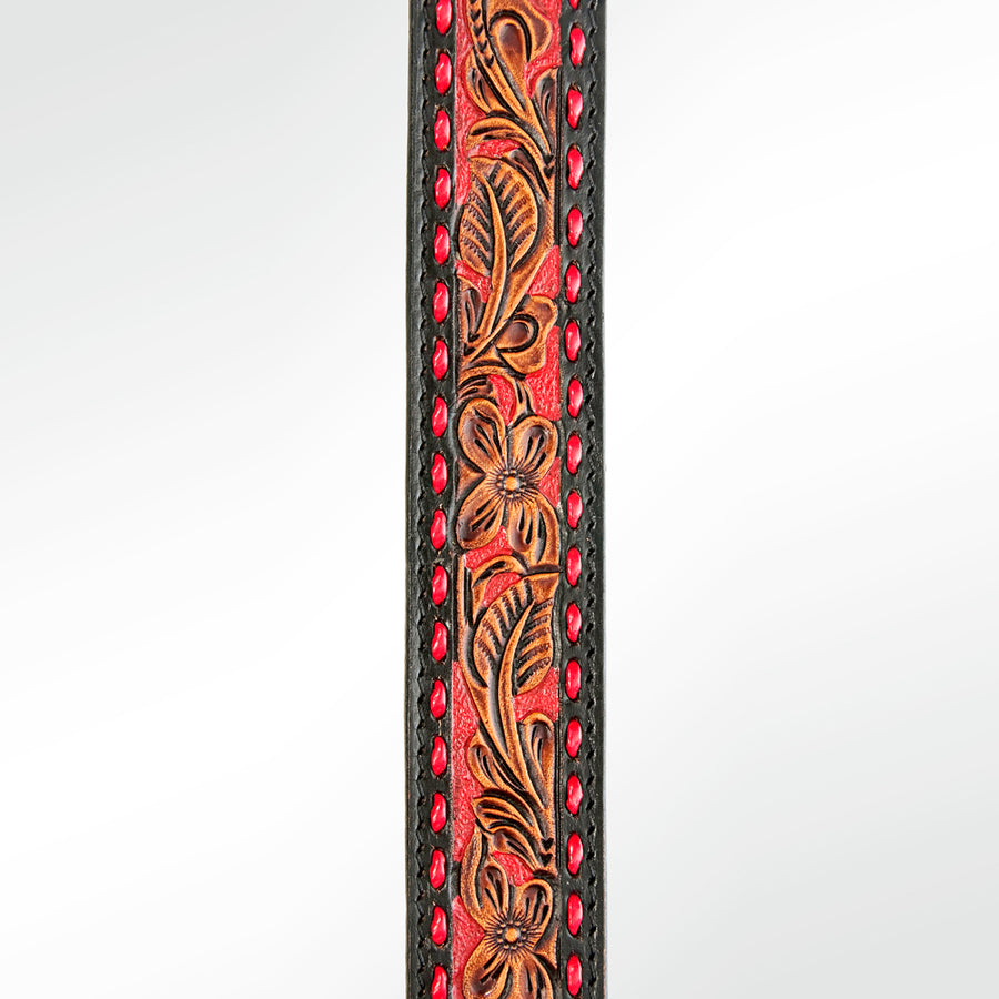 American Darling Hand Tooled Genuine Leather Crossbody Handle Strap for Bags Phone Wallet Purse Clutch