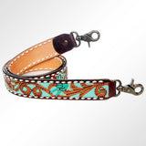 American Darling ADSTF145 Hand Tooled Genuine Leather Crossbody Handle Strap For Bags