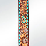 American Darling ADSTF147 Hand Tooled Genuine Leather Crossbody Handle Strap For Bags