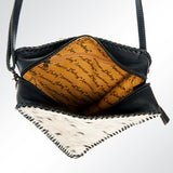 American Darling Crossbody Hair On Genuine Leather Western Women Bag Handbag Purse | Travel Bags College Casual