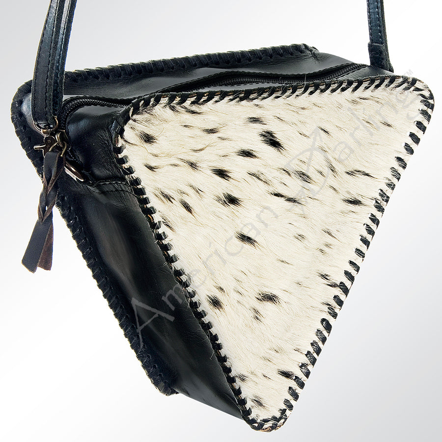American Darling Cross body Bag Hand Tooled Floral Carved Genuine Leather Western Purse with YKK Zipper