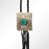 American Darling ADJW101B Braided Genuine Leather Jewelry Necklace with Concho