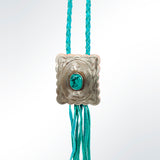 American Darling ADJW101D Braided Genuine Leather Jewelry Necklace with Concho