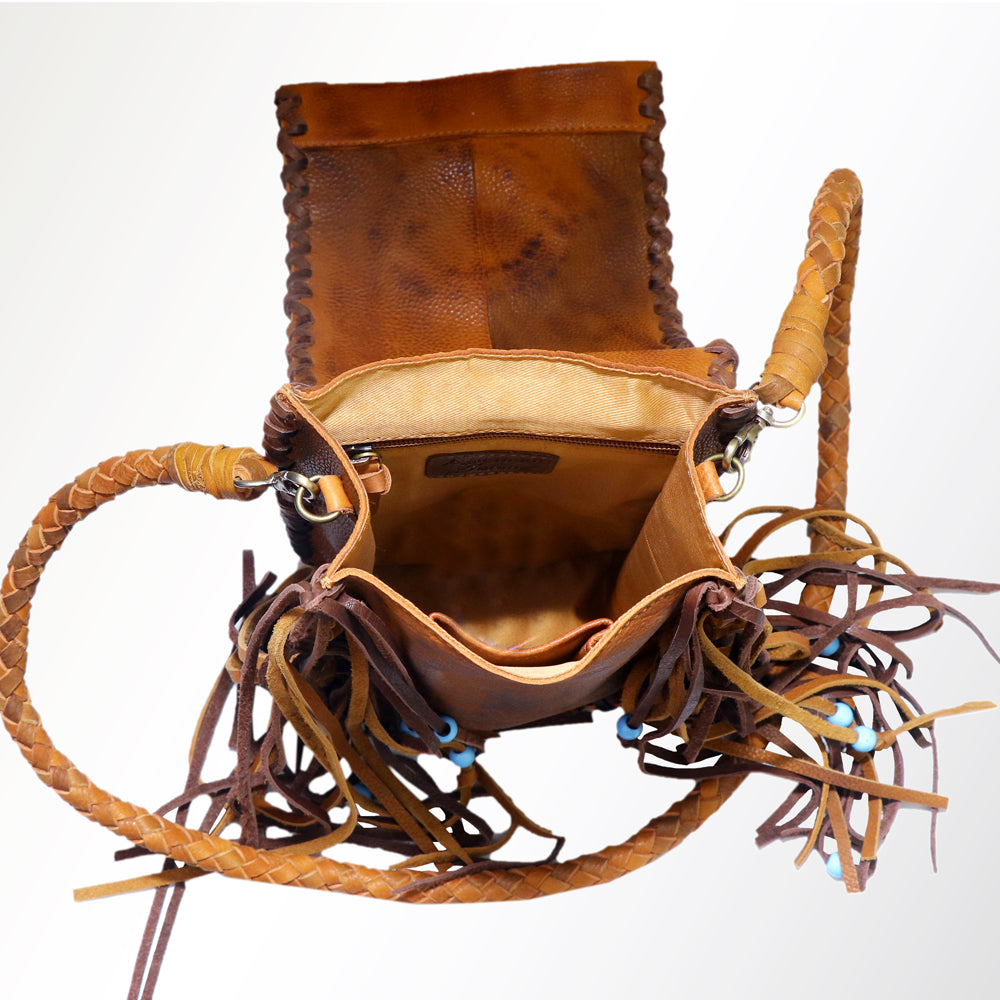 American Darling Messenger Full Grain Leather Western Women Bag Handbag Purse |