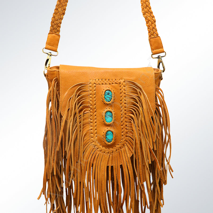 American Darling Messenger Full Grain Leather Western Women Bag Handbag Purse | Crossbody for Cute