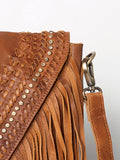 American Darling Messenger Full Grain Genuine Leather Western Women Bag Handbag Purse | Cute