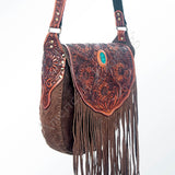 American Darling Messenger Hand Tooled Genuine Leather Western Women Bag Handbag Purse | Travel Bags College Casual