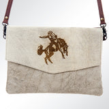 American Darling Envelope Hair on Genuine Leather Western Women Bag Handbag Purse | for Cute