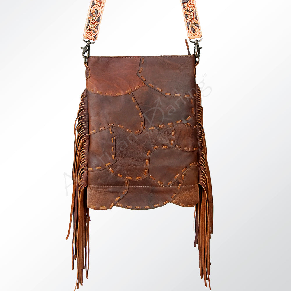 American Darling Large Crossbody Full Grain Genuine Leather Western Women Bag Handbag Purse | for Cute