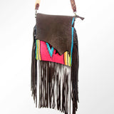 American Darling Messenger Saddle Blanket Genuine Leather Western Women Bag Handbag Purse | Cute