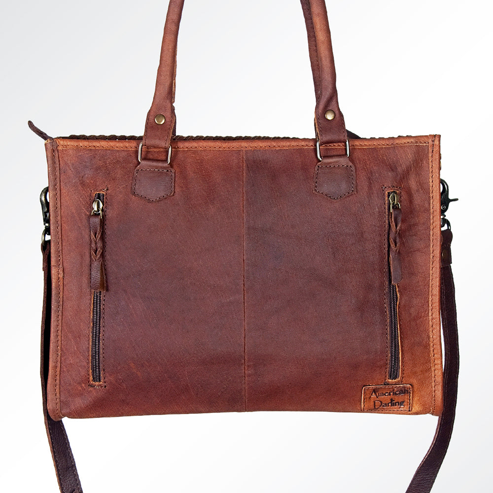 American Darling Tote Hair On Genuine Leather Western Women Bag | Handbag Weekend Travel Bags