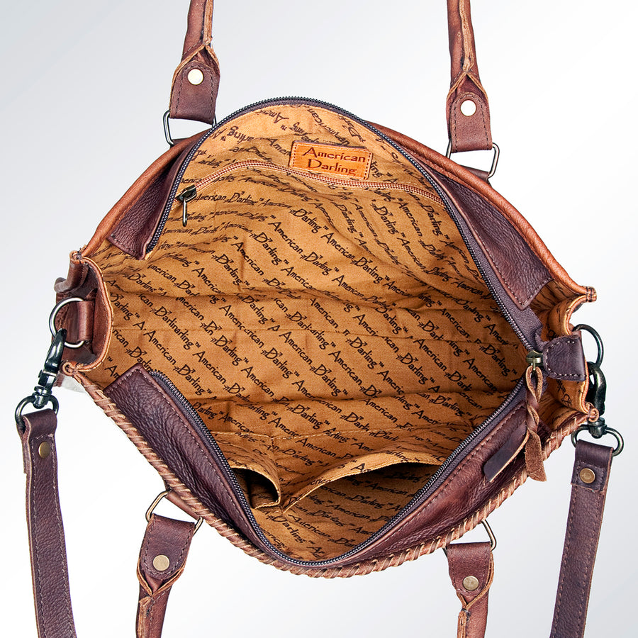 American Darling Tote Hair On Genuine Leather Western Women Bag | Handbag Weekend Travel Bags