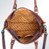 American Darling ADBGS118G Briefcase Hair On Genuine Leather Women Bag Western Handbag Purse