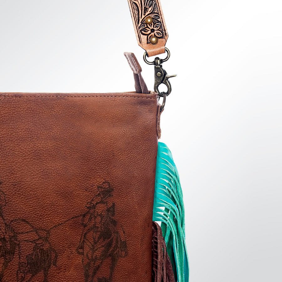 GIBG241 American Darling Large Crossbody Genuine Western Leather Women Bag