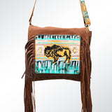 American Darling Crossbody Hand Painted Full Grain Genuine Leather Western Women Bag Handbag Purse |