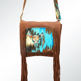 American Darling Crossbody Hand Painted Full Grain Genuine Leather Western Women Bag Handbag Purse |