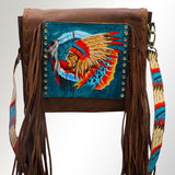 American Darling Crossbody Hand Painted Full Grain Genuine Leather Western Women Bag Handbag Purse |