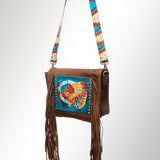 American Darling Crossbody Hand Painted Full Grain Genuine Leather Western Women Bag Handbag Purse |