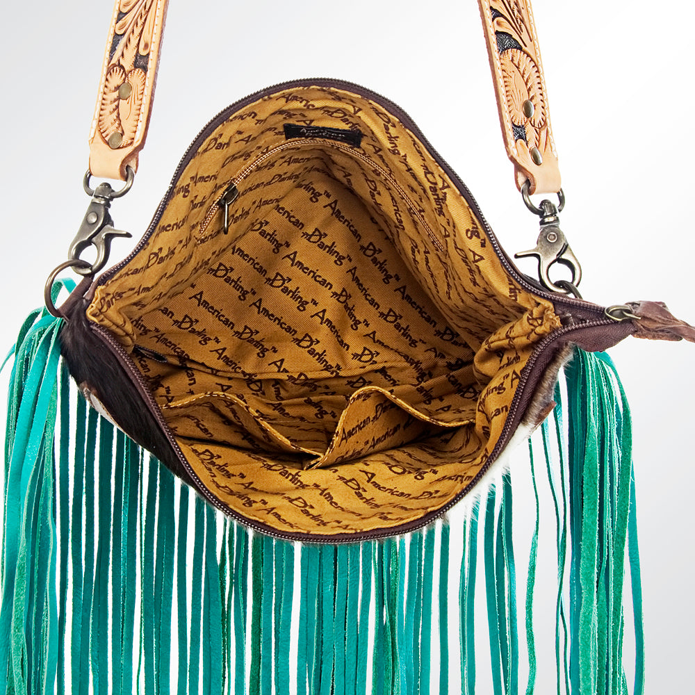 American Darling Cross Body Hair on-Genuine Leather Western Women Bag Handbag Purse |