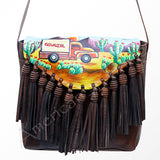 American Darling Cross Body Full Grain Genuine Leather Western Women Bag Handbag Purse | Crossbody for Cute