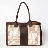 American Darling Duffel Genuine Leather Upcycled Wool Women Bag Western Handbag Purse | Tote Bags