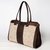 American Darling Duffel Genuine Leather Upcycled Wool Women Bag Western Handbag Purse | Tote Bags