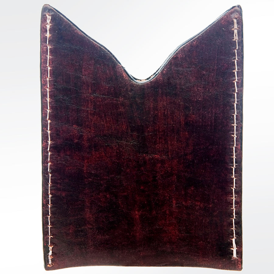 American Darling Card Holder Hand Tooled Genuine Leather | Business Credit