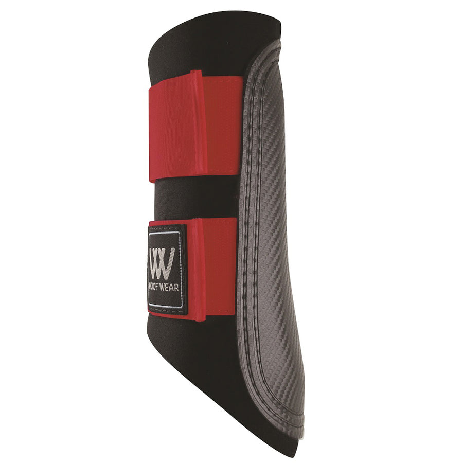 Large Woof Wear Horse Sport Brushing Boot Full Coverage Strike Pad Red - Uhorse
