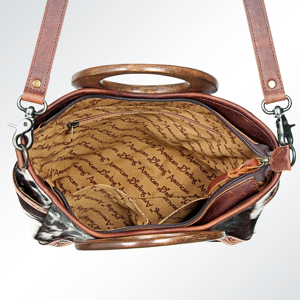 American Darling Tote Hair-On Genuine Leather Western Women Bag Handbag Purse | Travel Bags College Casual