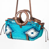 American Darling Tote Hair-On Saddle Blanket Genuine Leather Western Women Bag Handbag Purse | Travel Bags College Casual