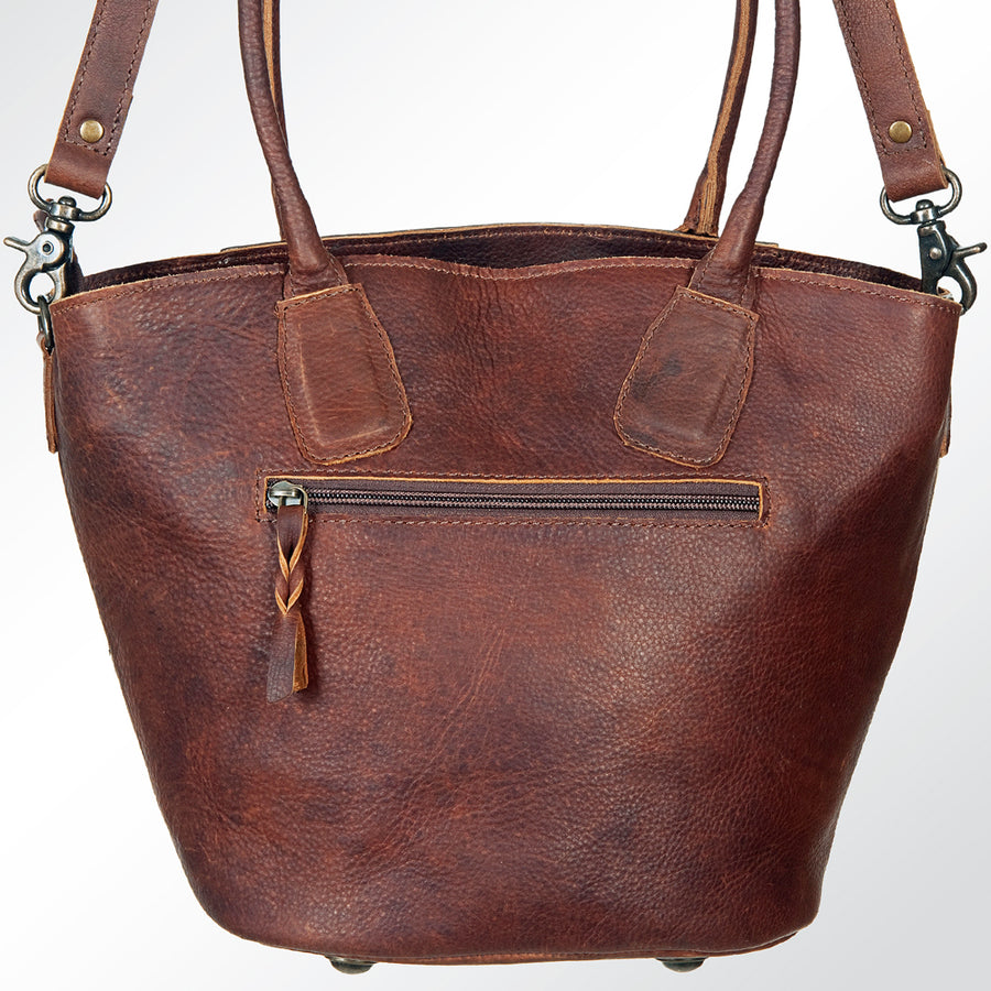 American Darling Hobo Bag Hand Tooled Floral Carved Cowhide Genuine Leather Western Bag with YKK Zipper