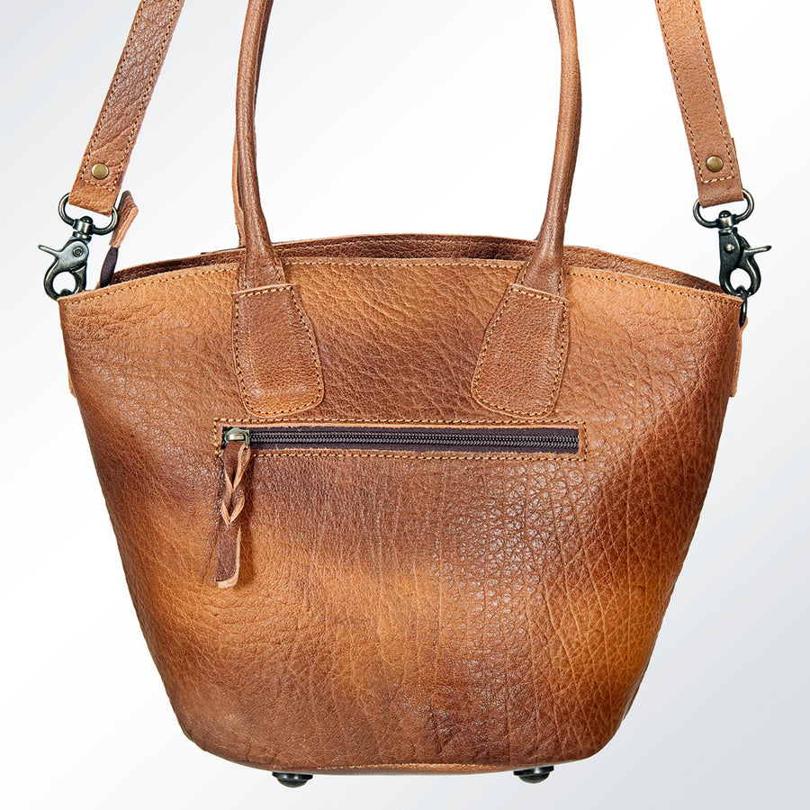 American Darling Hobo Bag Hand Tooled Floral Carved Cowhide Genuine Leather Western Bag with YKK Zipper