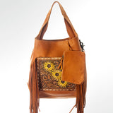 American Darling Hobo Hand Tooled Genuine Leather Western Women Bag | Handbag Purse Bags for Wallet Cute