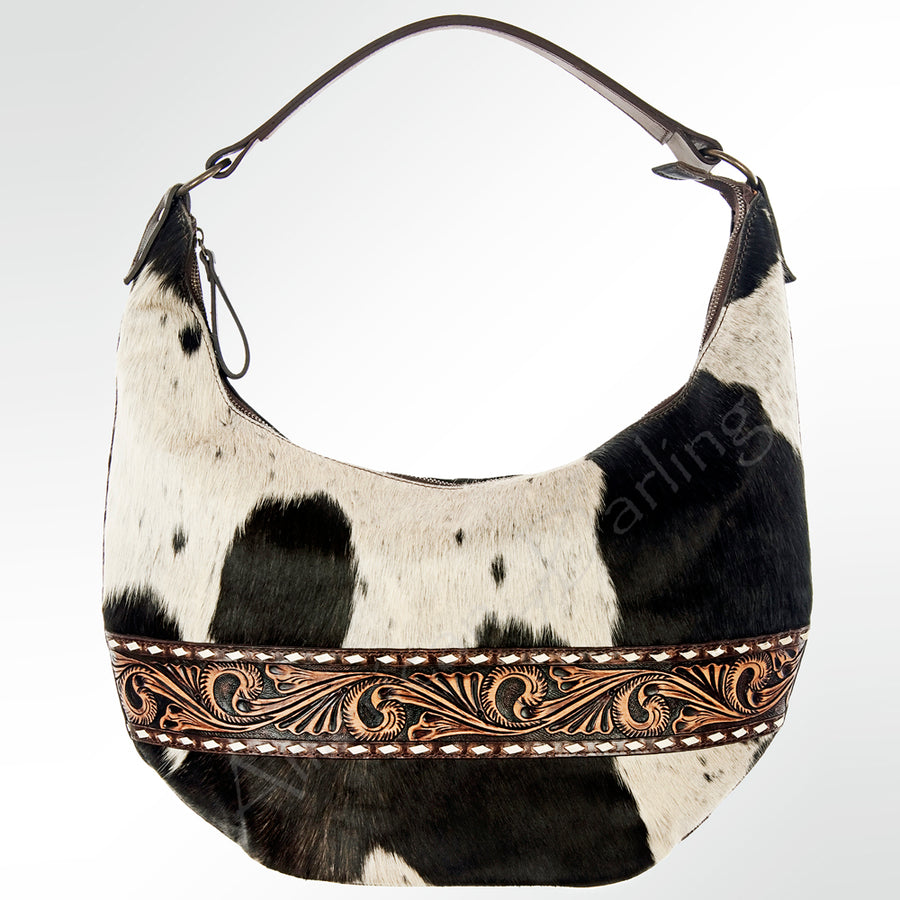 American Darling Hobo Hand Tooled Saddle Blanket Genuine Leather Western Women Bag | Handbag Purse Bags for Cute