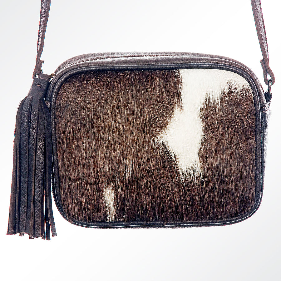 American Darling Small Crossbody Hair On Genuine Leather Western Women Bag Handbag Purse | for Cute