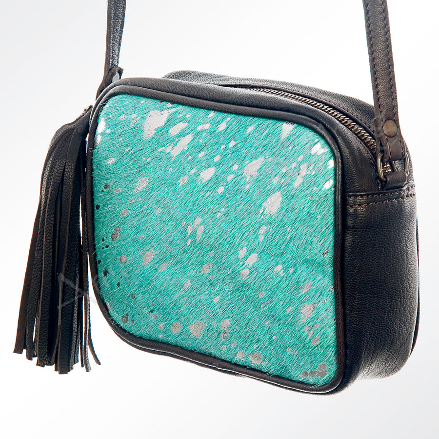 American Darling Small Crossbody Hair On Genuine Leather Western Women Bag Handbag Purse | for Cute - Uhorse