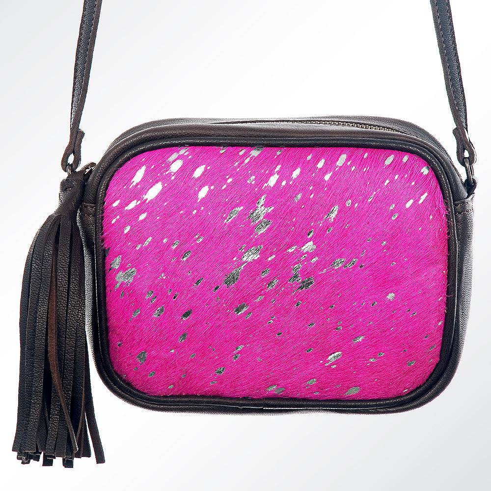 American Darling Small Crossbody Hair On Genuine Leather Western Women Bag Handbag Purse | for Cute