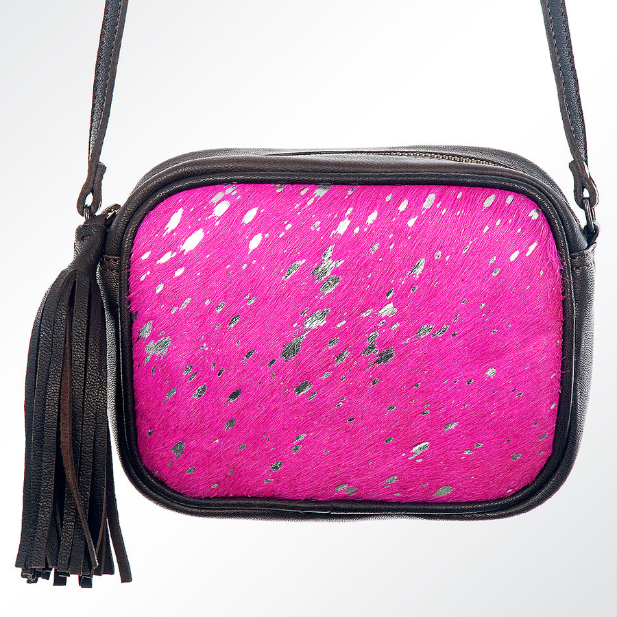 American Darling Small Crossbody Hair On Genuine Leather Western Women Bag Handbag Purse | for Cute