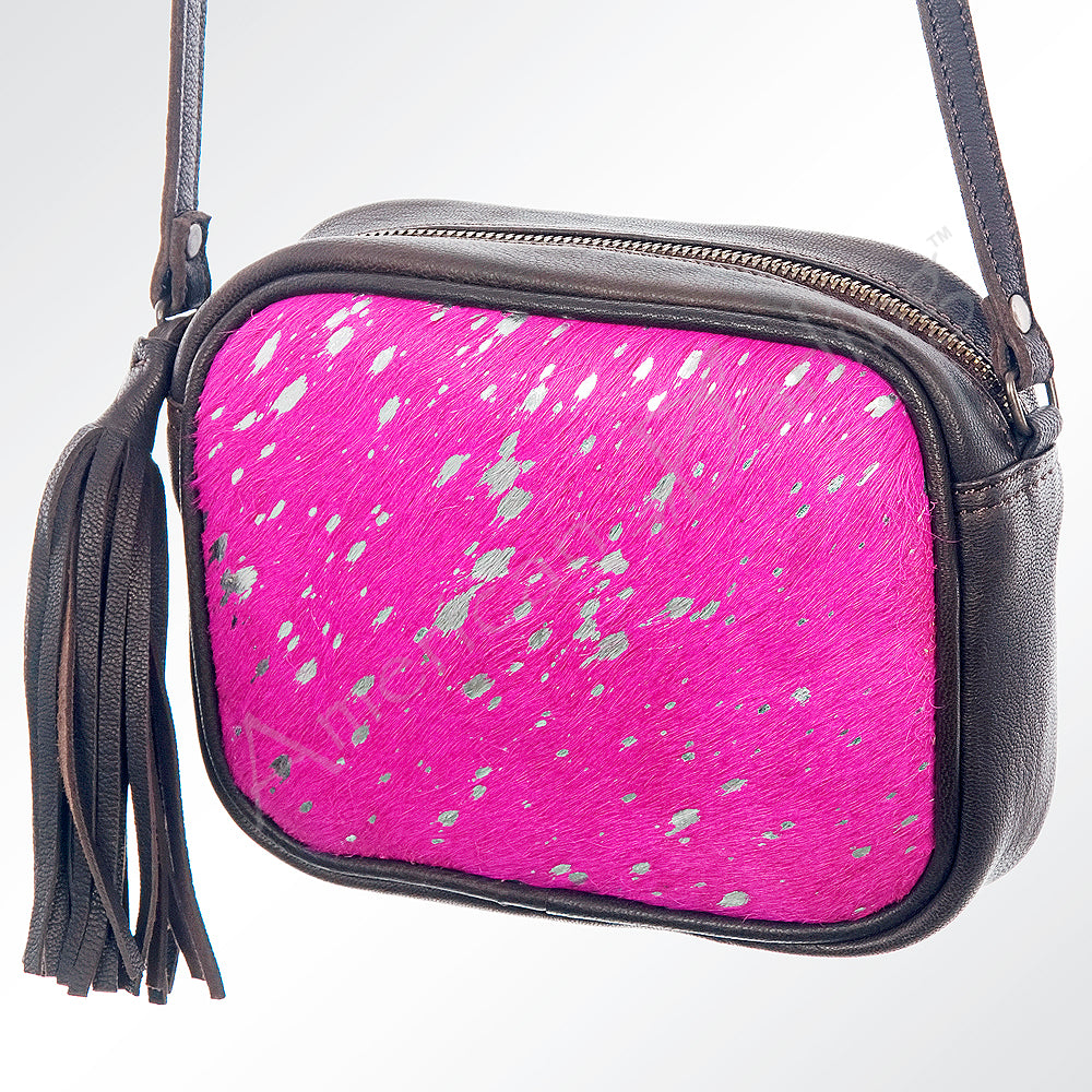 American Darling Small Crossbody Hair On Genuine Leather Western Women Bag Handbag Purse | for Cute