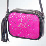 American Darling Small Crossbody Hair On Genuine Leather Western Women Bag Handbag Purse | for Cute