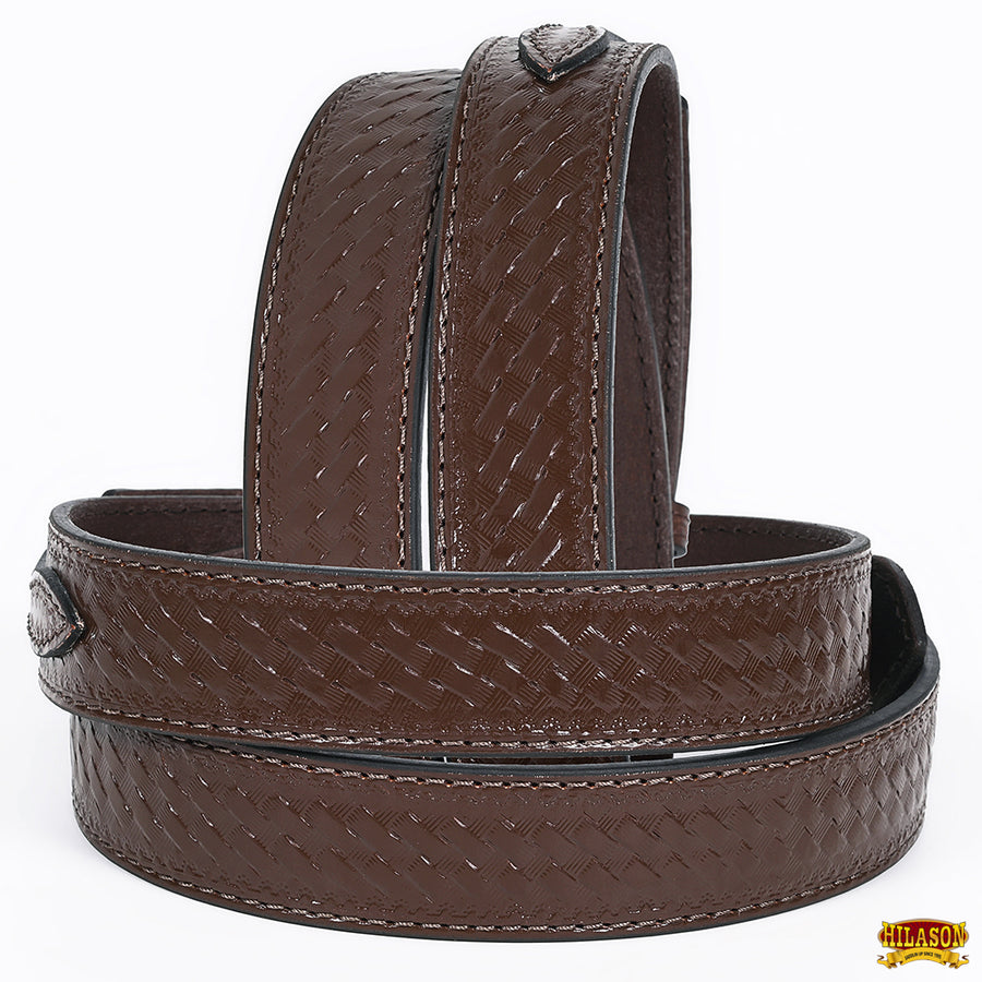 HILASON Western Genuine Leather Belt for Men Women Cowboy Cowgirl Handmade Unisex Full Grain Heavy Duty Engraved Buckle