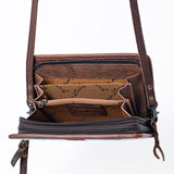 ADBG485D13 American Darling ORGANISER Upcycled Wool Genuine Leather women bag western handbag purse